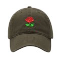 thumbnail image 1 of Baseball Cap Embroidered Hat for Rose Flower Men's Adjustable Cotton Unisex Embroidery Baseball Caps, 1 of 2