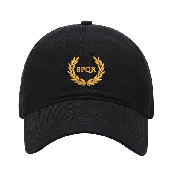 Baseball Cap Embroidered Hat for SPQR Roman Empire Caesar Wreath Men's Adjustable Cotton Unisex Embroidery Baseball Caps