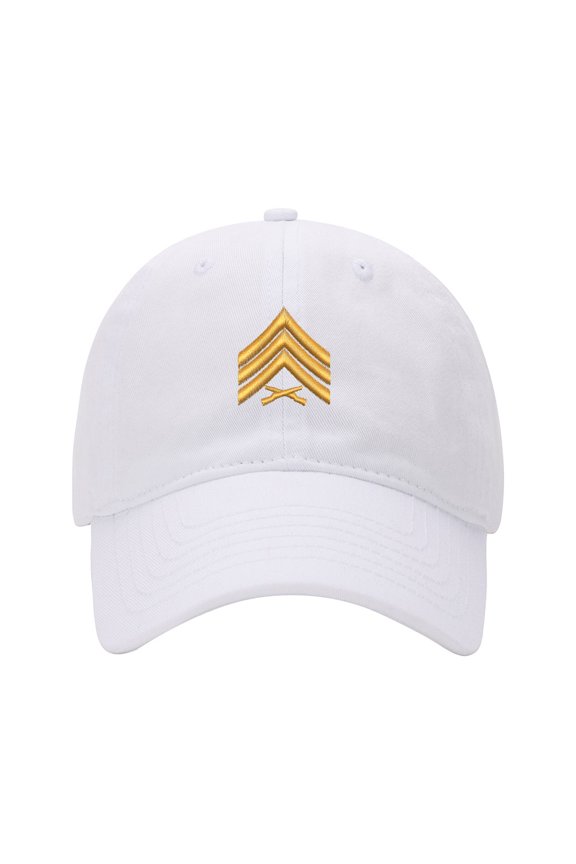 Baseball Cap Embroidered Hat for Sergeant SGT Rank Men's Adjustable Cotton Unisex Embroidery Baseball Caps