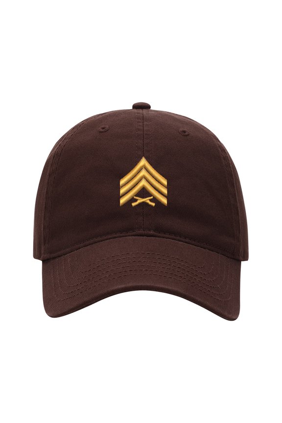 Baseball Cap Embroidered Hat for Sergeant SGT Rank Men's Adjustable Cotton Unisex Embroidery Baseball Caps