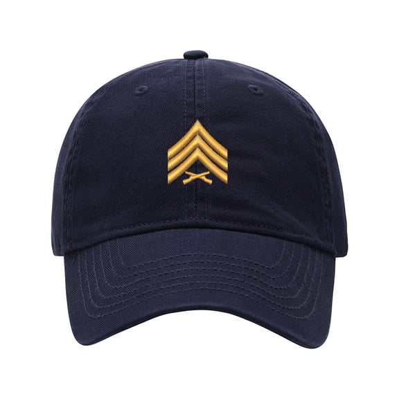 Baseball Cap Embroidered Hat for Sergeant SGT Rank Men's Adjustable Cotton Unisex Embroidery Baseball Caps