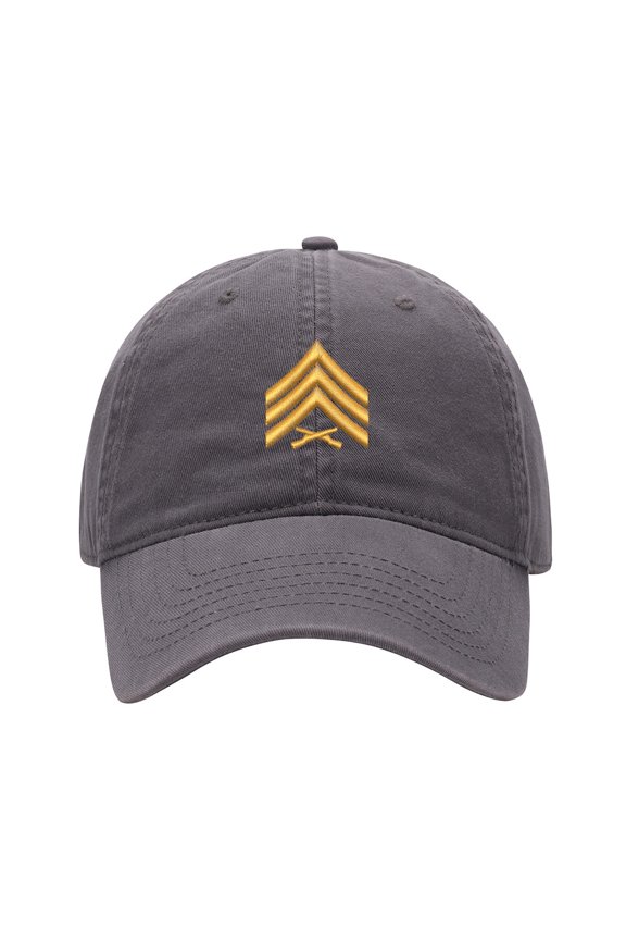 Baseball Cap Embroidered Hat for Sergeant SGT Rank Men's Adjustable Cotton Unisex Embroidery Baseball Caps
