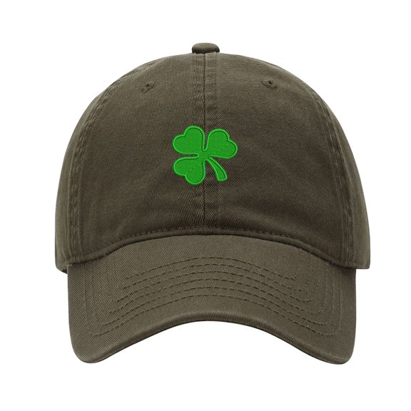Baseball Cap Embroidered Hat for Shamrock Men's Adjustable Cotton Unisex Embroidery Baseball Caps