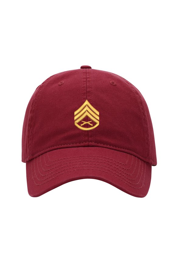 Baseball Cap Embroidered Hat for Staff Sergeant SSgt Rank Men's Adjustable Cotton Unisex Embroidery Baseball Caps