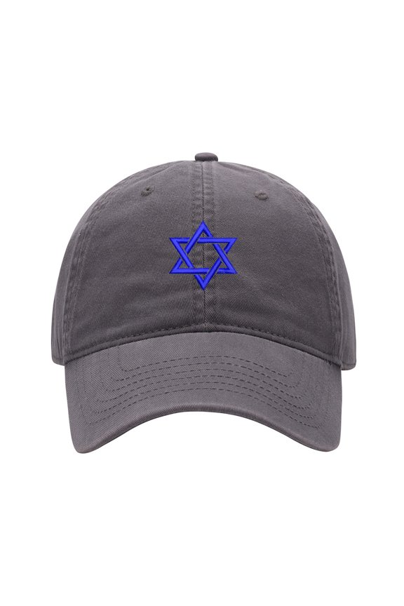 Baseball Cap Embroidered Hat for Star of David Men's Adjustable Cotton Unisex Embroidery Baseball Caps