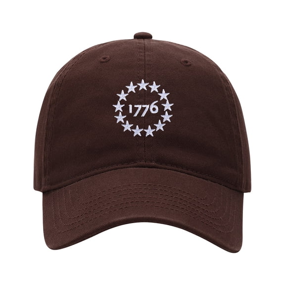 Baseball Cap Embroidered Hat for USA 1776 Patriot Men's Adjustable Cotton Unisex Embroidery Baseball Caps