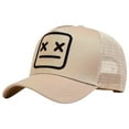 thumbnail image 1 of Baseball Cap Embroidered Patch Baseball Caps Men Women Adjustable Sunshade Hats Casual Style Everyday Use Baseball Hat Beige One Size, 1 of 5