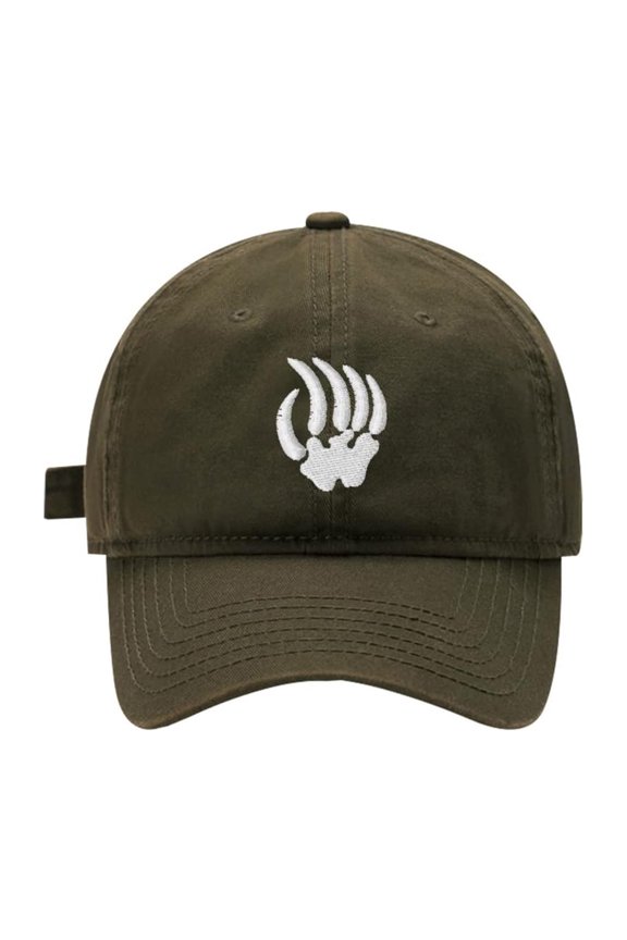 Baseball Cap Embroidered for Bear Paw 11 Cotton Embroidery Baseball Hats