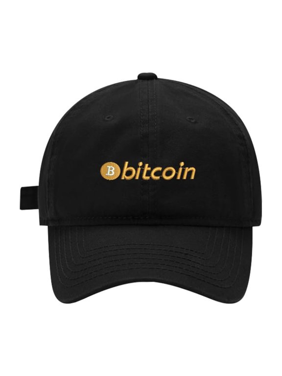 Baseball Cap Embroidered for Bitcoin BTC 1 Cotton Embroidery Baseball Hats