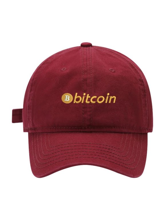 Baseball Cap Embroidered for Bitcoin BTC 1 Cotton Embroidery Baseball Hats