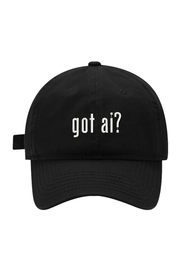 Baseball Cap Embroidered for Got AI? Cotton Embroidery Baseball Hats