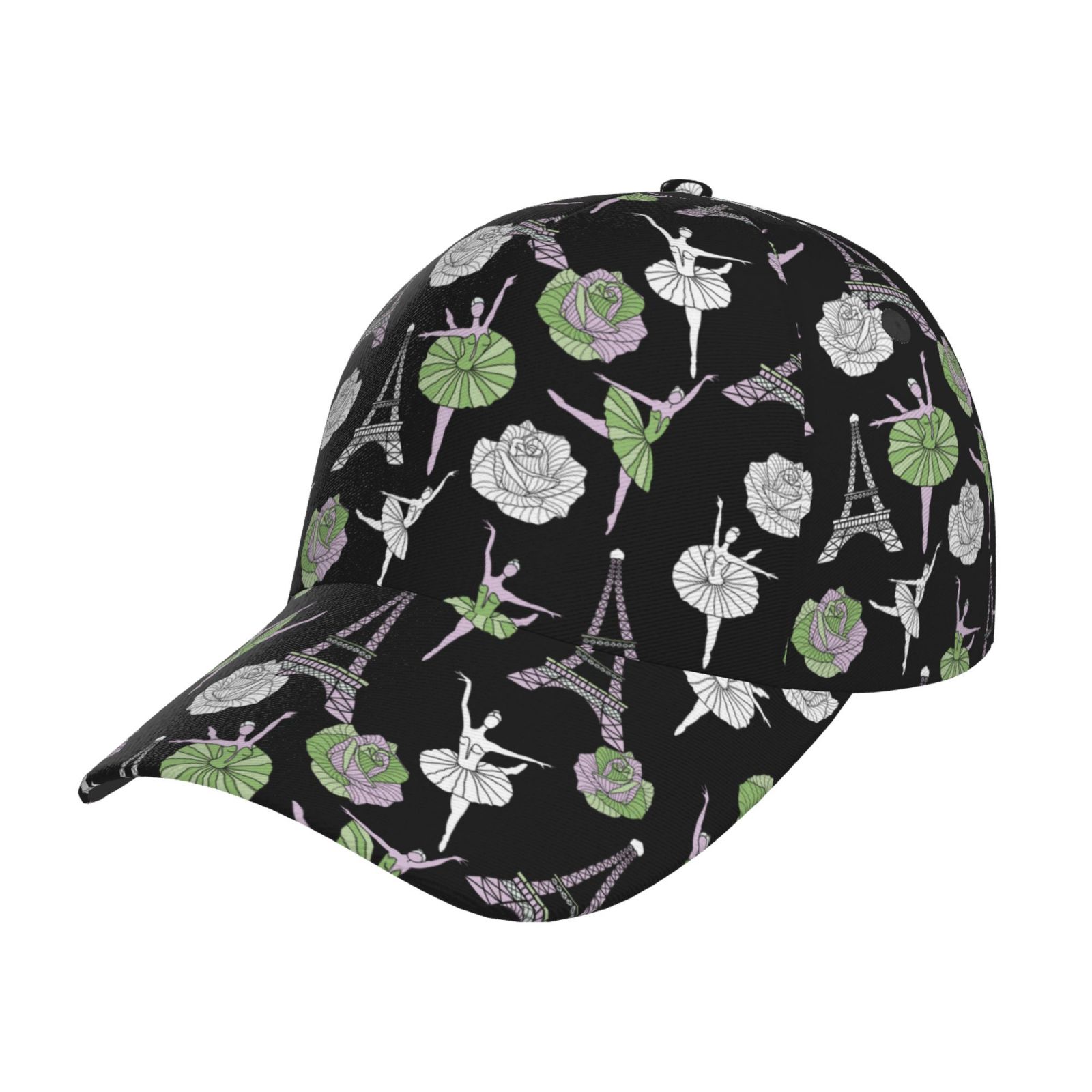 Baseball Cap, Flower Tower Ballet Hats For Men Women Low Profile ...