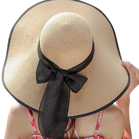 Baseball Cap | Fngz Unisex Sports Cap | Women Big Brim Straw Hat Sun Floppy Wide Brim Hats New Bowknot Folding Beach Baseball Cap