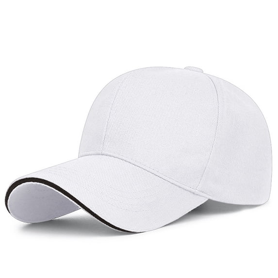 Baseball Cap Golf Dad Hat AURORADY Baseball Cap Adjustable Size for Running Workouts and Outdoor Activities All Seasons, White One Size Baseball Caps