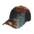 thumbnail image 1 of Baseball Cap, Halloween Pumpkin Monster Sun Hats for Men Women, Adjustable Golf Dad Hat for Outdoor Activities, 1 of 1