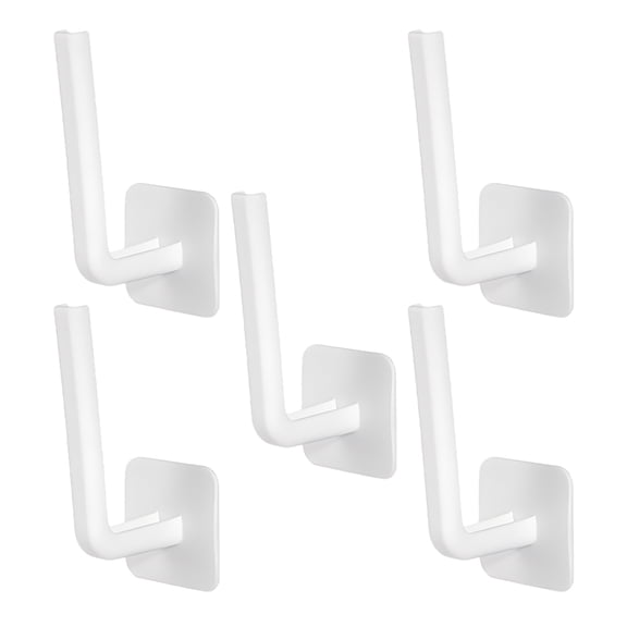 Baseball Cap Hanger Hat Wall Hook Pp Adhesive Hooks Display Rack Hanging Clothes 5 Pcs White