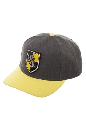 Bioworld Harry Potter Hufflepuff Curved Snapback Cap Hat