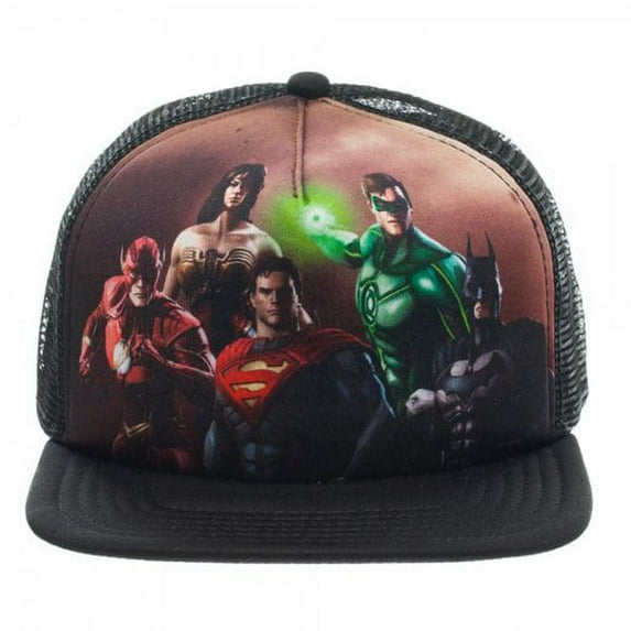 Baseball Cap - Injustice - Heroes Group Trucker New Anime Licensed ba118dinj