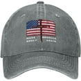 thumbnail image 1 of Baseball Cap Make America Godly Again Flag Nail Cross Classic Retro Casquette, 1 of 8