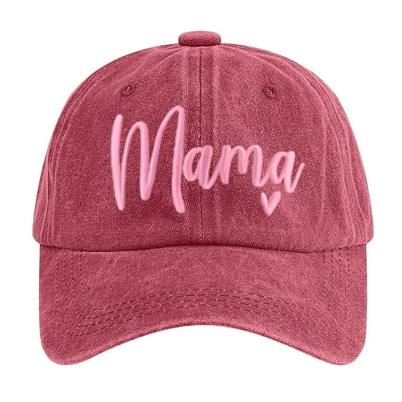 Baseball Cap Mama Hats Women Funny Adjustable Mini Baseball Caps Baseball Hat Watermelon Red One Size