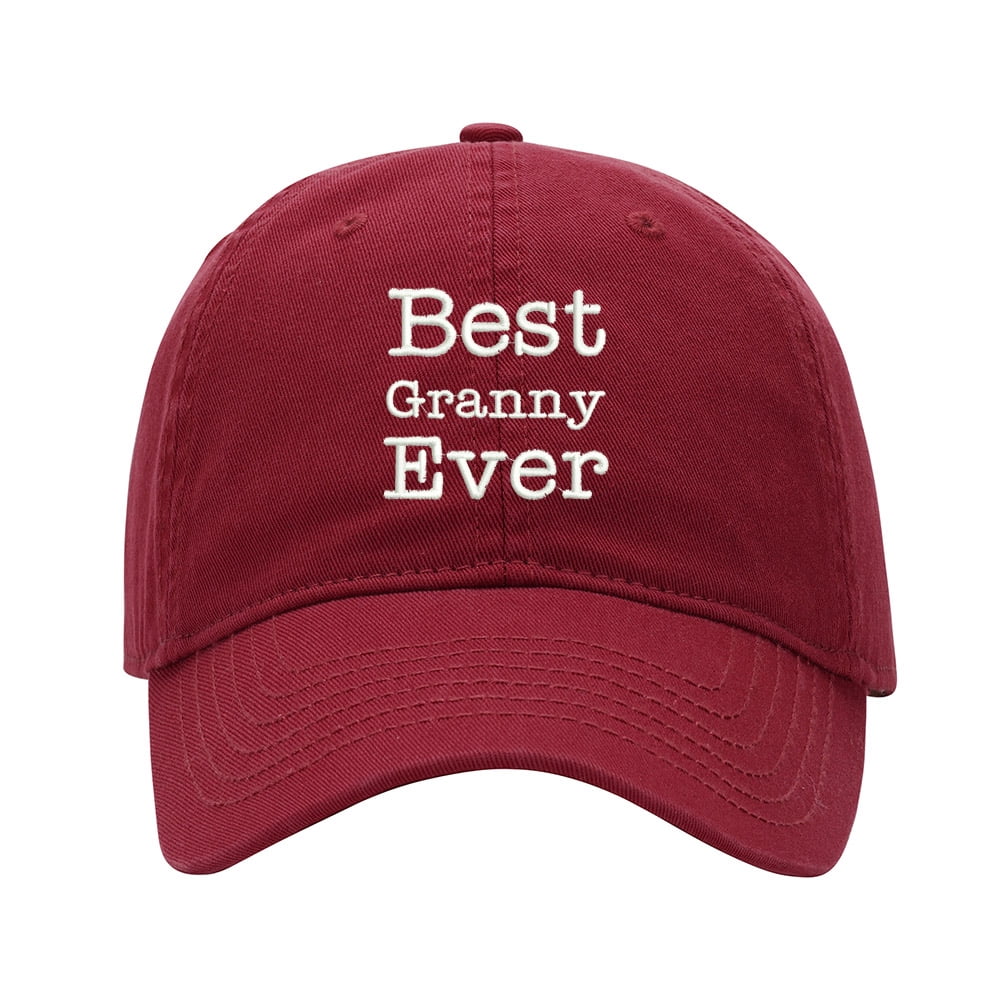 "Granny" Embroidered Washed Baseball Hat - 100% Cotton Dad Hat