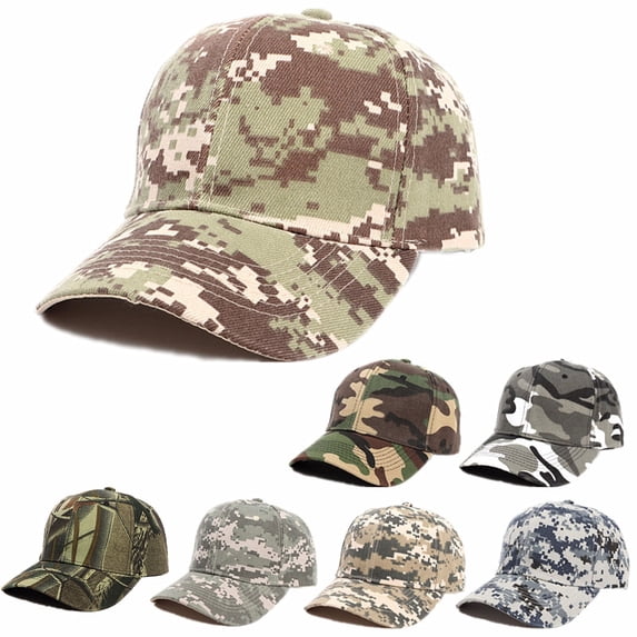 Baseball Cap Men Camo Hat for Women Adjustable Size Hat Summer Trucker Hat 2024 Army Green