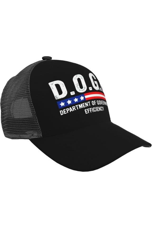 Baseball Cap Men Doges D-O-G-E. Snapback Trucker Hat for Men's Ball Hat Department-of-Government-Efficiency Caps
