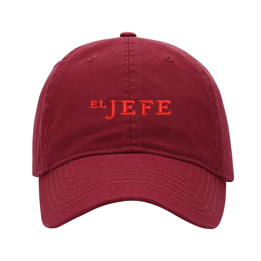 El Jefe Baseball Cap - Washed Cotton Dad Hat, Adjustable Strap, Unisex Casual Hat - View #11