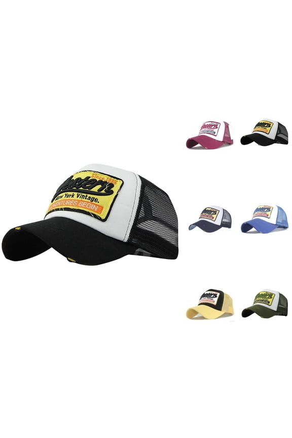 Baseball Cap for Men Summer Quick-Dry Flat Top Hat Lightweight Breathable Dad Hat UV Protection Baseball Caps for Running Hiking Fishing Outdoor Sports Travel Hat