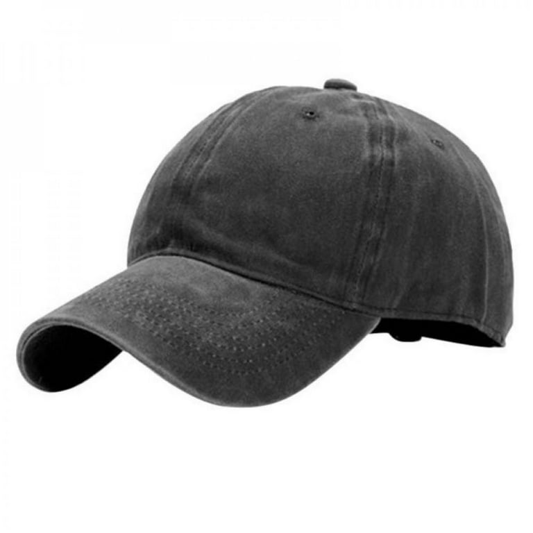 Baseball Cap Men/Women Distressed Washed Denim Vintage Ball Caps Adjustable  Cotton Baseball Caps