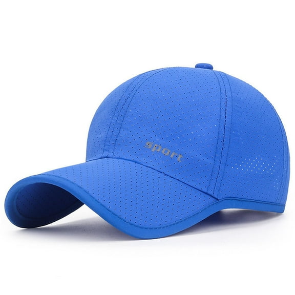 Baseball Cap Men Women Mens Womens Baseball Cap Adjustable Unisex Hat For Running Workouts Everyday Casual Wear Blue One Size