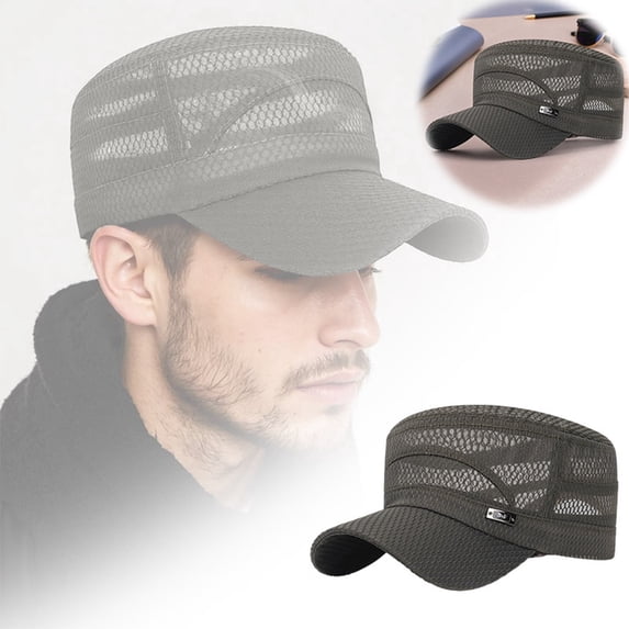 Baseball Cap Men's Summer Outdoor Mesh Baseball Cap Quick Drying Breathable Sun Hat for