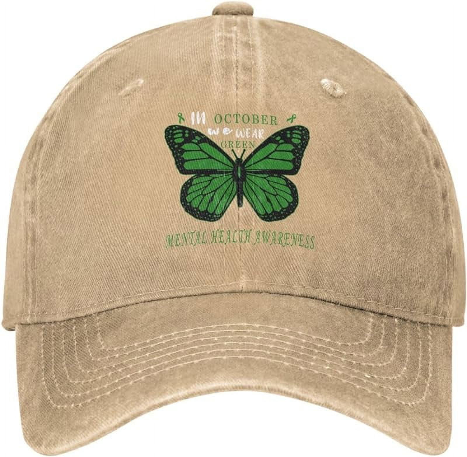 Baseball Cap Mental Health Awareness Month October Hat for Men Women