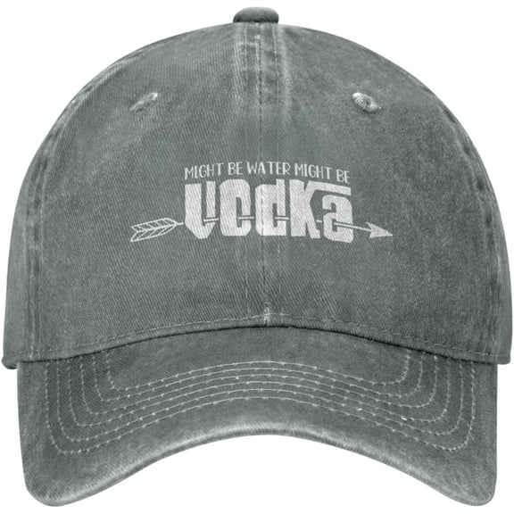 Baseball Cap Might Be Water Might Be Vodka Beach Baseball Cap for Men Funny Caps