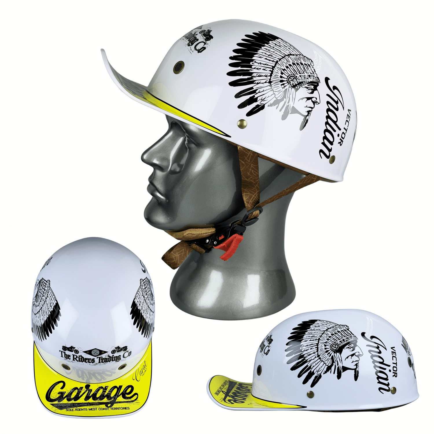 Baseball Cap Motorcycle Helmet Vintage Open Face UnisexAdult Half Helmets for Scooter Moped Cap