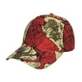 thumbnail image 1 of Baseball Cap, Mythical Red Stag Illustration Trucker Hats Women Dad Hat for Workouts - Baseball hat Adjustable Size, 1 of 7