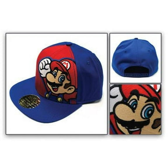 Baseball Cap - Nintendo - New Super Mario Red/Blue Hat Anime Hat 84315ntn