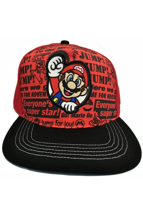 Baseball Cap - Nintendo Super Mario - Red/Black