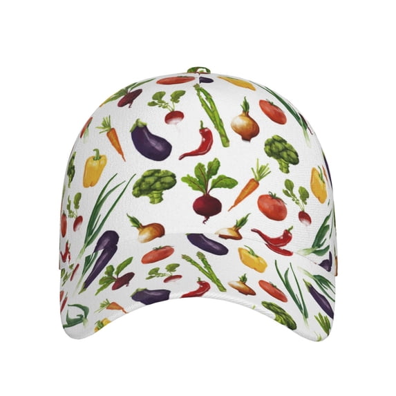 Baseball Cap, Onion Pattern Vegetable Trucker Hats Women Dad Hat For Workouts - Baseball Hat Adjustable Size
