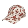 thumbnail image 1 of Baseball Cap, Retro hockey player stick cool Trucker Hats Women Dad Hat for Workouts - Baseball hat Adjustable Size, 1 of 7