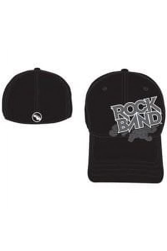 Baseball Cap - Rock Band - 3D Emblem Trucker Style (Black Fitted) tc125271rkb