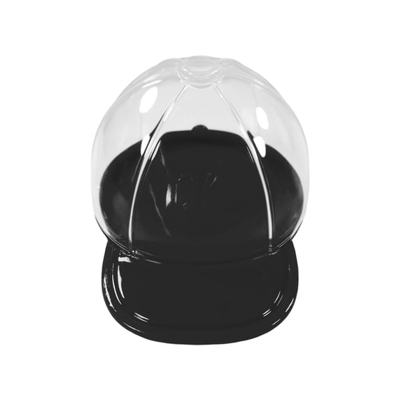 Baseball Cap Shaped Candy Box, Clear Baseball Cap Gift Box, Mini Plastic Baseball Cap Candy Box Gift for Father's Day, Birthday Decoration Party Treat Sweets Charcuterie Container