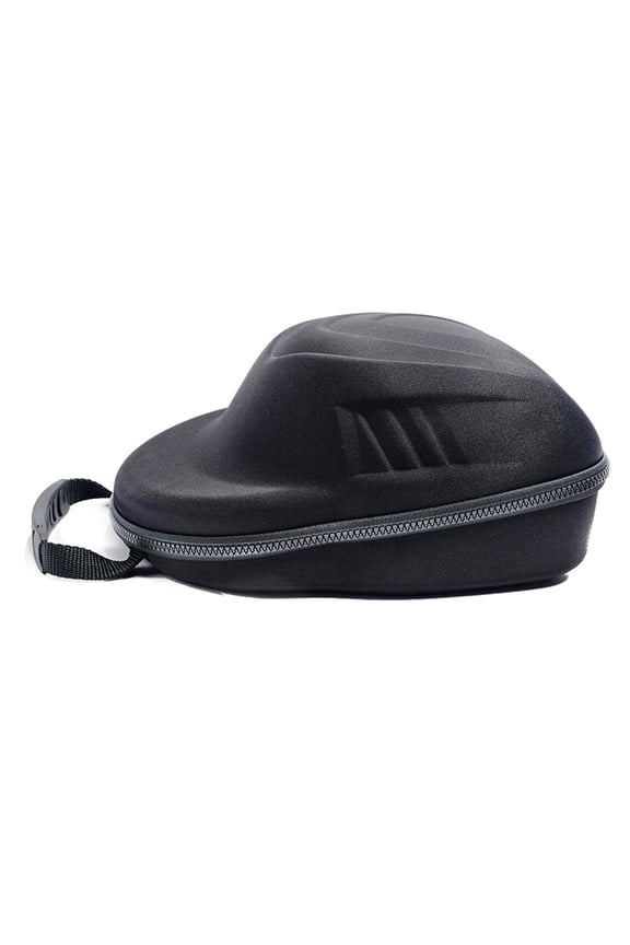 Baseball Cap Storage Case with Hard Shell Protection, EVA Organizer Box for 2-5, Ventilated Hat Carrier Bag for Travel or Home Use, Lightweight Portable Cap Holder in Blac