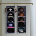 thumbnail image 1 of Baseball Cap Storage Organizer for Closet - 10-Shelf Hat Rack with 8 Loops, Space Saver Hanging Hanger, 1 of 6