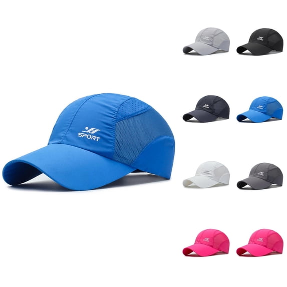 Baseball Cap Summer Hat Spring Summer Outdoor Quick Drying Fabric Sports Hats Men's Women's Lightweight Breathable Avisilla Mesh Caps