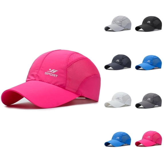 Baseball Cap Summer Hat Spring Summer Outdoor Quick Drying Fabric Sports Hats Men's Women's Lightweight Breathable Avisilla Mesh Caps