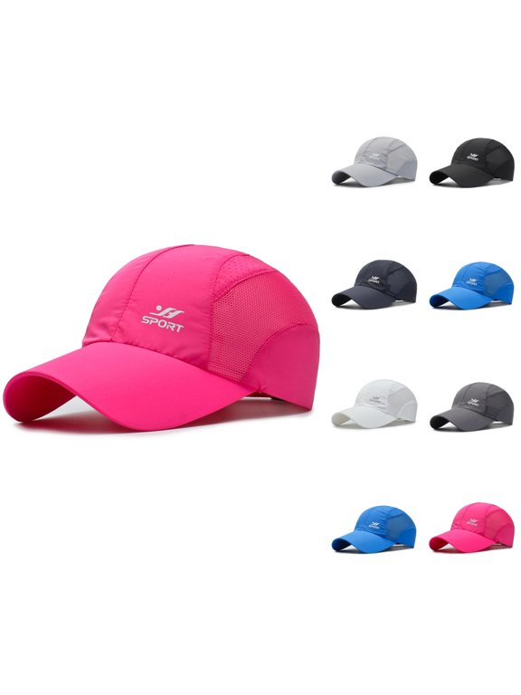 Baseball Cap Summer Hat Spring Summer Outdoor Quick Drying Fabric Sports Hats Men's Women's Lightweight Breathable Avisilla Mesh Caps