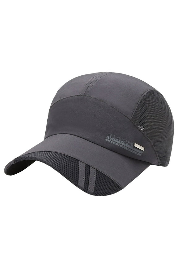 Baseball Cap Summer Quick-Drying Mesh Back Sun Visor Sports Cap for Riding Running Fishing
