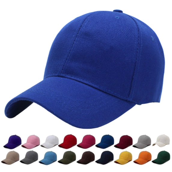 Baseball Cap Sun Protection Hat Adjustable Outdoor Hat for Men Women Casual Sports Cap Lightweight Curved Brim Hat with Multiple Color Options for Travel Running Hiking Daily Wear 1 Pack, Royal Blue