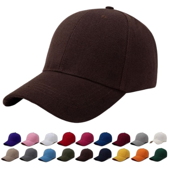 Baseball Cap Sun Protection Hat Adjustable Outdoor Hat for Men Women Casual Sports Cap Lightweight Curved Brim Hat with Multiple Color Options for Travel Running Hiking Daily Wear 1 Pack, Coffee